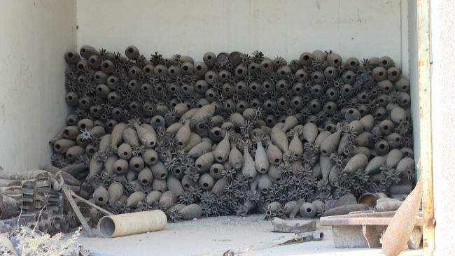 TRT Haber Ayn İsa hattındaki terör yuvasını görüntüledi