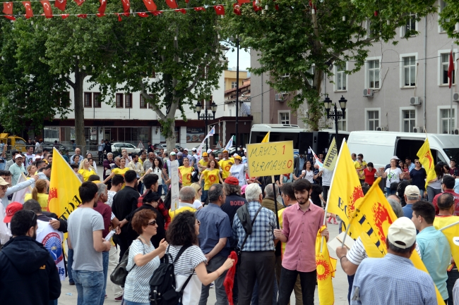1 Mayıs yurt genelinde coşkuyla kutlandı