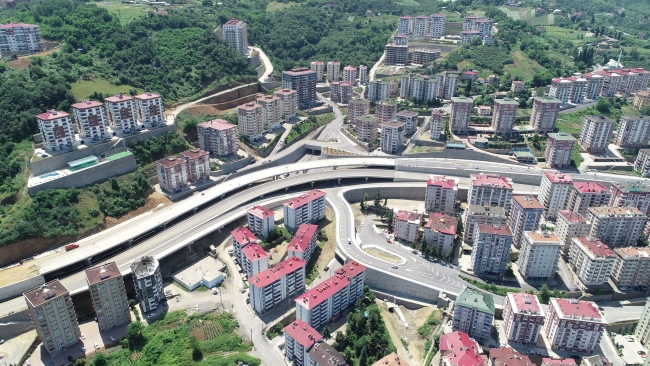 Trabzon’da 23 kilometrelik güzergah üzerine 17 tünel