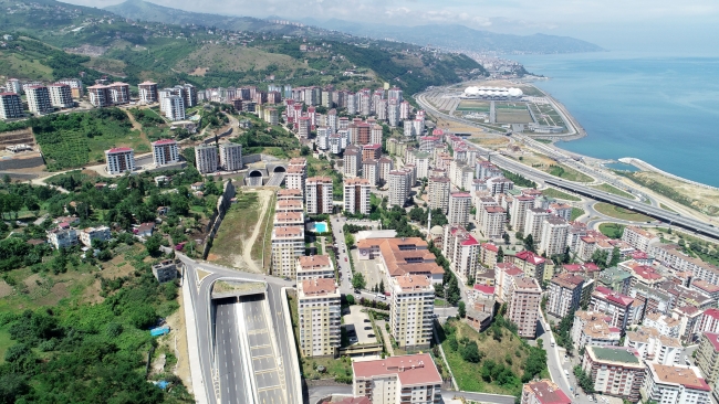 Trabzon’da 23 kilometrelik güzergah üzerine 17 tünel