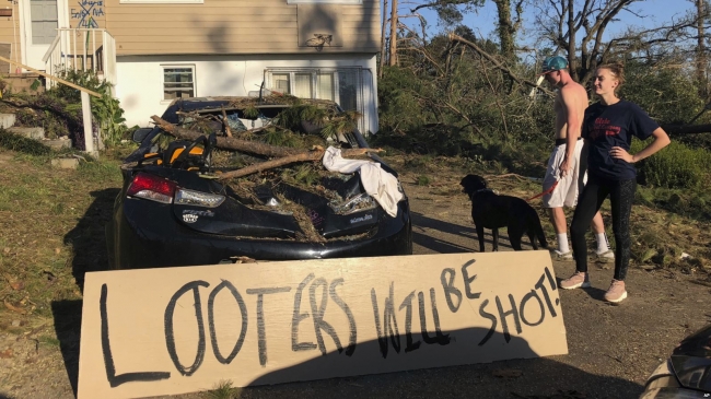 Florida kasırganın ardından yağmacılarla mücadele ediyor