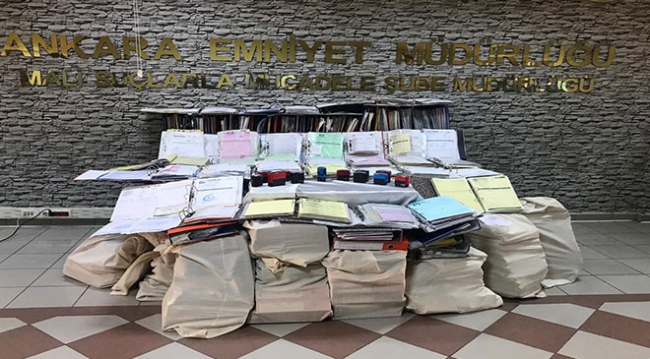 Ankara merkezli 5 ilde 1 milyarlık naylon fatura operasyonu