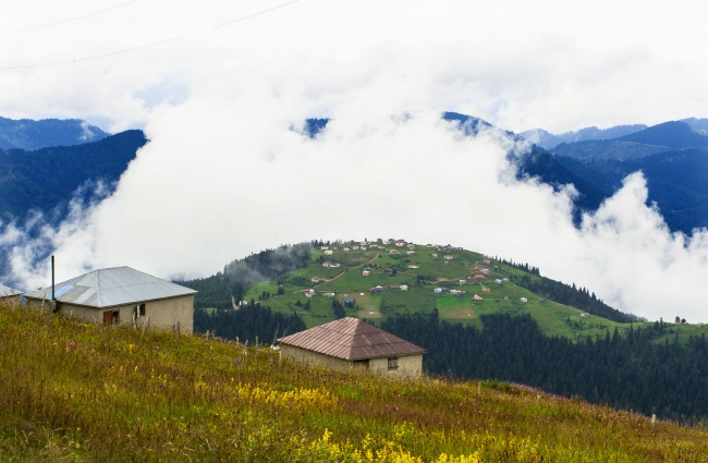 Karadeniz yaylalarında bulutların üzerinde yaşam