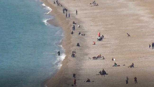 Antalya'da bahar havası yaşanıyor