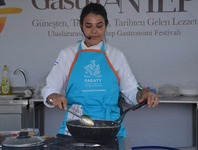 Gaziantep'te uluslararası şefler hünerlerini sergiledi