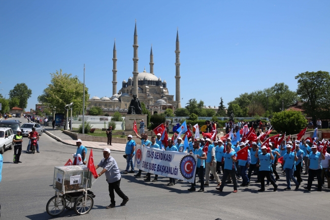 1 Mayıs yurt genelinde coşkuyla kutlandı