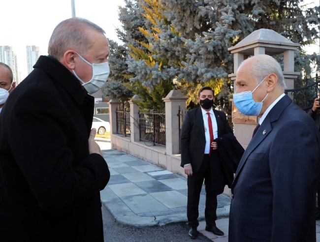 Cumhurbaşkanı Erdoğan'dan Bahçeli’ye sürpriz ziyaret