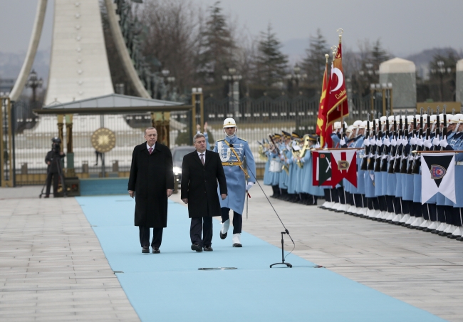 Makedonya Cumhurbaşkanı İvanov Ankara'da
