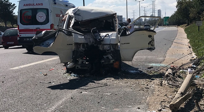 Çamlıca Gişeleri'nde trafik kazası