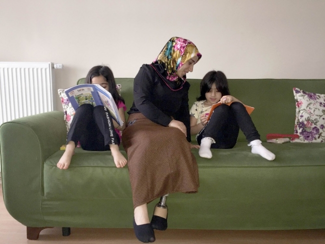 7 yıl işkence gören anne çocuklarıyla yeni bir hayata başladı