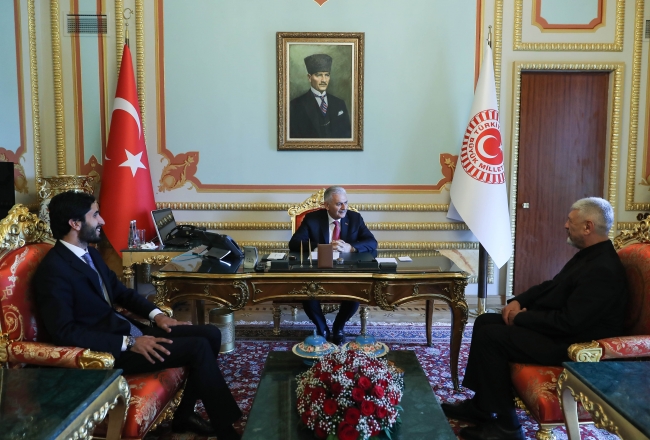 TBMM Başkanı Yıldırım, Milli Savunma Bakanı Akar'ı kabul etti