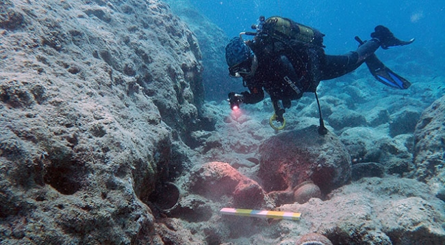 Antalya'da Osmanlı savaş gemisi batığı bulundu