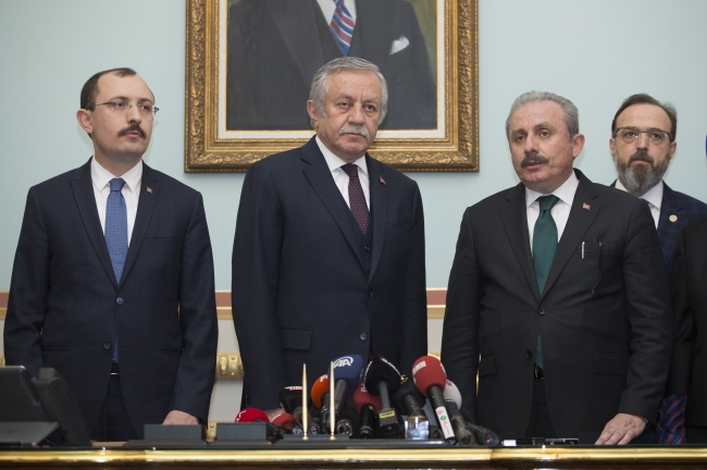 Mustafa Şentop TBMM Başkanlığı için adaylık başvurusunu yaptı