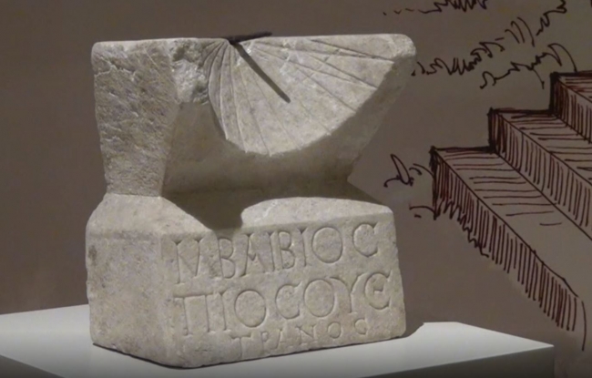 Roma dönemine ait güneş saati Çorum Müzesi'nde