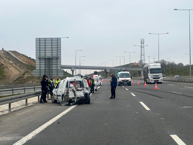 Kuzey Marmara Otoyolu'nda kaza: 3 yaralı