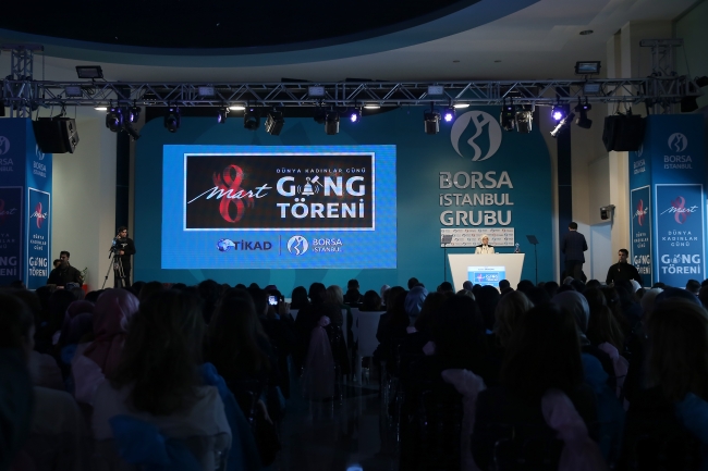 Borsa İstanbul'da gong kadın-erkek eşitliği için çaldı