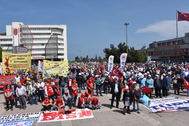1 Mayıs yurt genelinde coşkuyla kutlandı