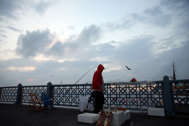 İstanbul'da bulutlu hava