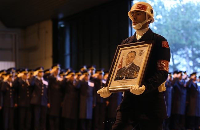 Isparta şehitlerine veda