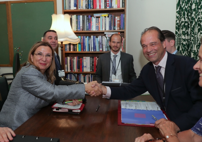 Ticaret Bakanı Pekcan Londra’da resmi temaslarda bulundu