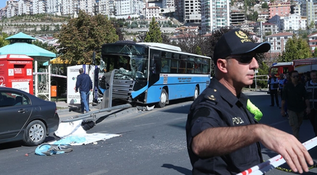Ankara'da otobüs kazası: 4 ölü