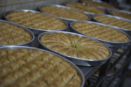 Baklavacıların yoğun bayram mesaisi
