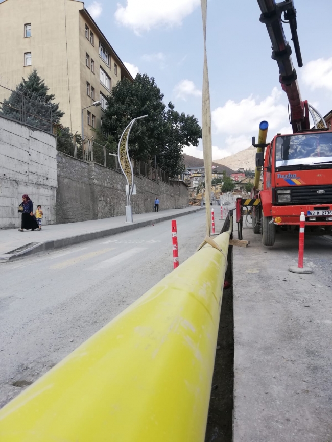 Hakkari ekimde doğal gaza kavuşuyor