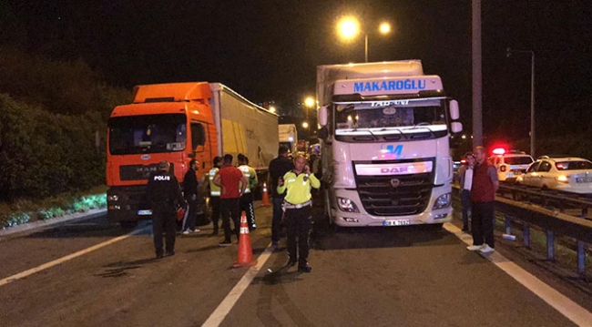 Anadolu Otoyolu'nda kaza: 15 kilometrelik araç kuyruğu oluştu