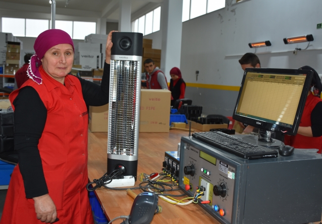 Trabzon'dan 55 ülkeye elektrikli ısıtıcı ihracatı