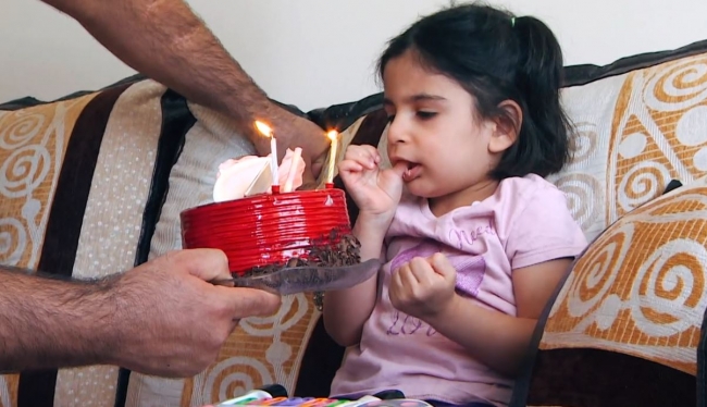 Beyincik erimesi hastası minik Aysima için yardım bekleniyor