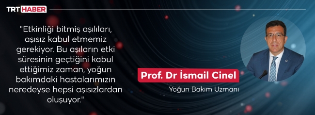 Yoğun bakımda yatanların çoğu aşısız