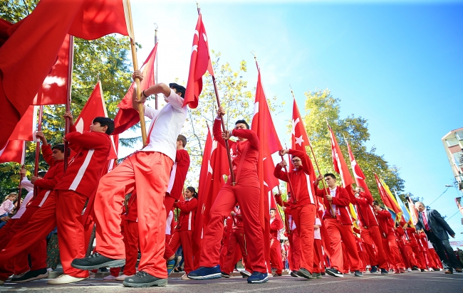 Cumhuriyetin 95. yılı kutlandı