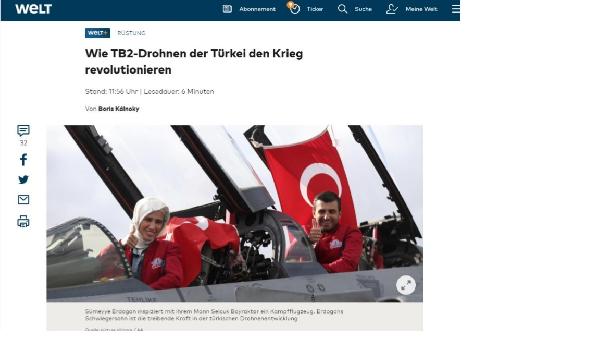 Alman medyasında Türk SİHA’larına büyük övgü