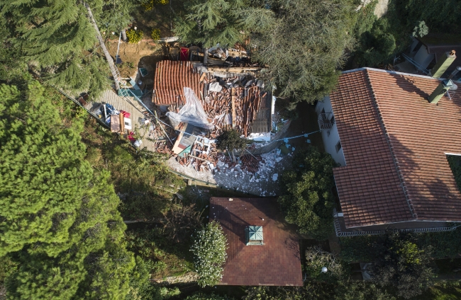 Adnan Oktar'ın villasında yıkım çalışmaları sürüyor