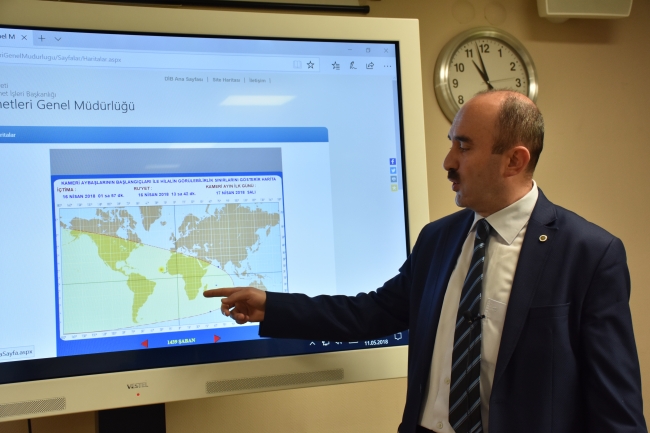 'Hilal' Güney Amerika'dan görülmeye başlayacak