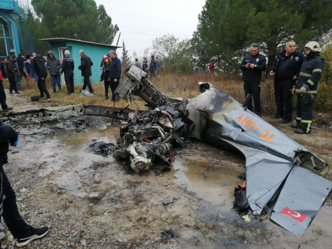 Bursa'da tek motorlu uçak düştü: 2 can kaybı