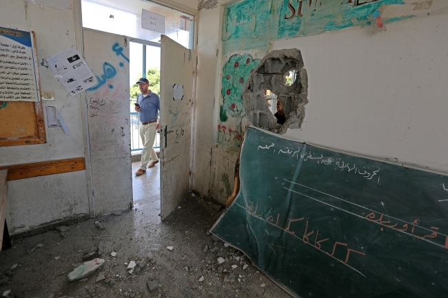 İsrail'in Han Yunus'taki okulu hedef almasına tepki