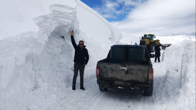 Muş'ta kar kalınlığı 5 metreye ulaştı