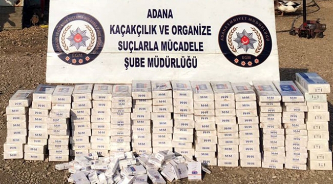 Tırın lastiğinden kaçak sigara çıktı