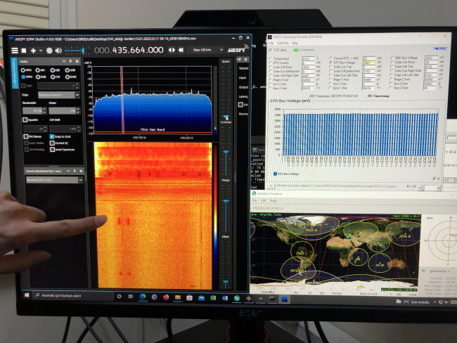 Türkiye'nin ilk cep uydusundan 900'den fazla veri alındı