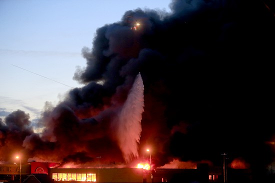 Moskova'nın merkezi alevlere teslim!