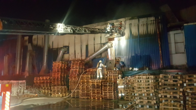 İstanbul Pendik'te fabrika yangını