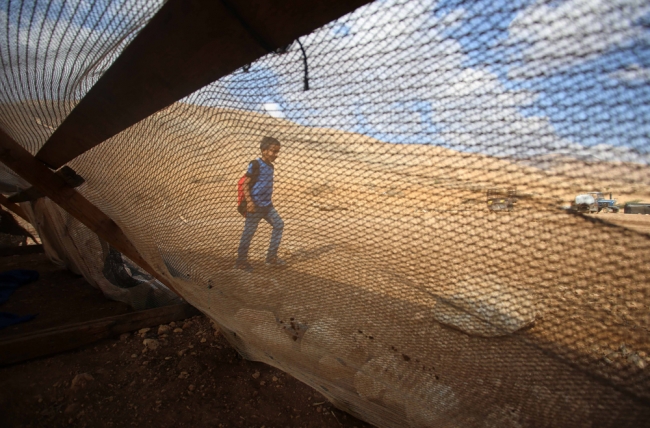 Filistinli çocukların zorlu okul yolculuğu