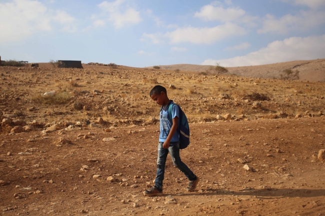 Filistinli çocukların zorlu okul yolculuğu