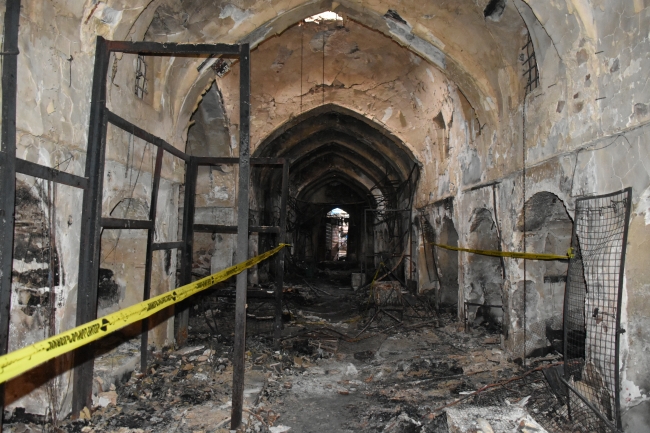 TİKA Kerkük’te yanan tarihi Kayseri Çarşısı'nı onarıyor