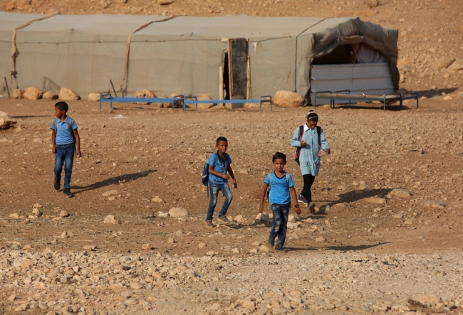 Filistinli çocukların zorlu okul yolculuğu