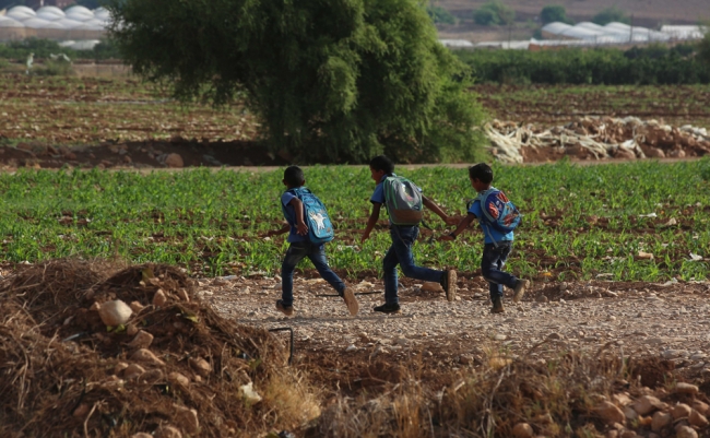 Filistinli çocukların zorlu okul yolculuğu