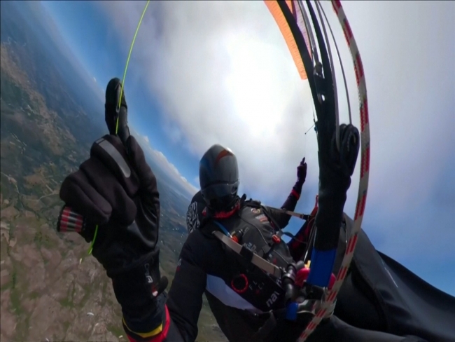 Portekiz yamaç paraşütleriyle renklendi