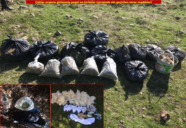 Diyarbakır'da PKK'lı teröristlere ait 13 sığınak imha edildi