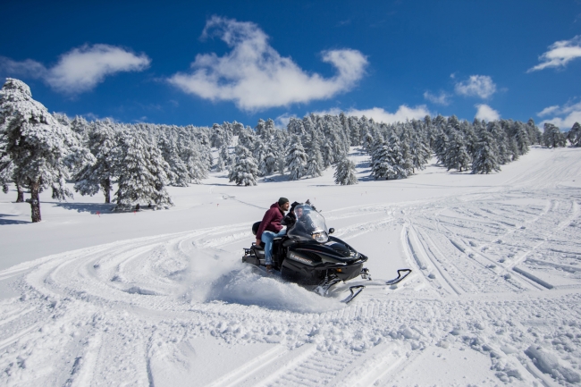 2300 rakımlı dağda kayak ve termal keyfi